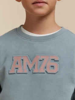 Sudaderas<Alvaro Moreno SUDADERA OFFICIAL KIDS Azul