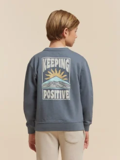 Sudaderas<Alvaro Moreno SUDADERA POSITIVE KIDS Azul